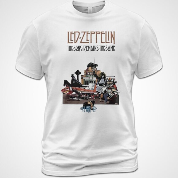 Led Zeppelin Song Remains The Same Album Fan Gift Graphic Rock Band T-Shirt 79 - Picture 1 of 5